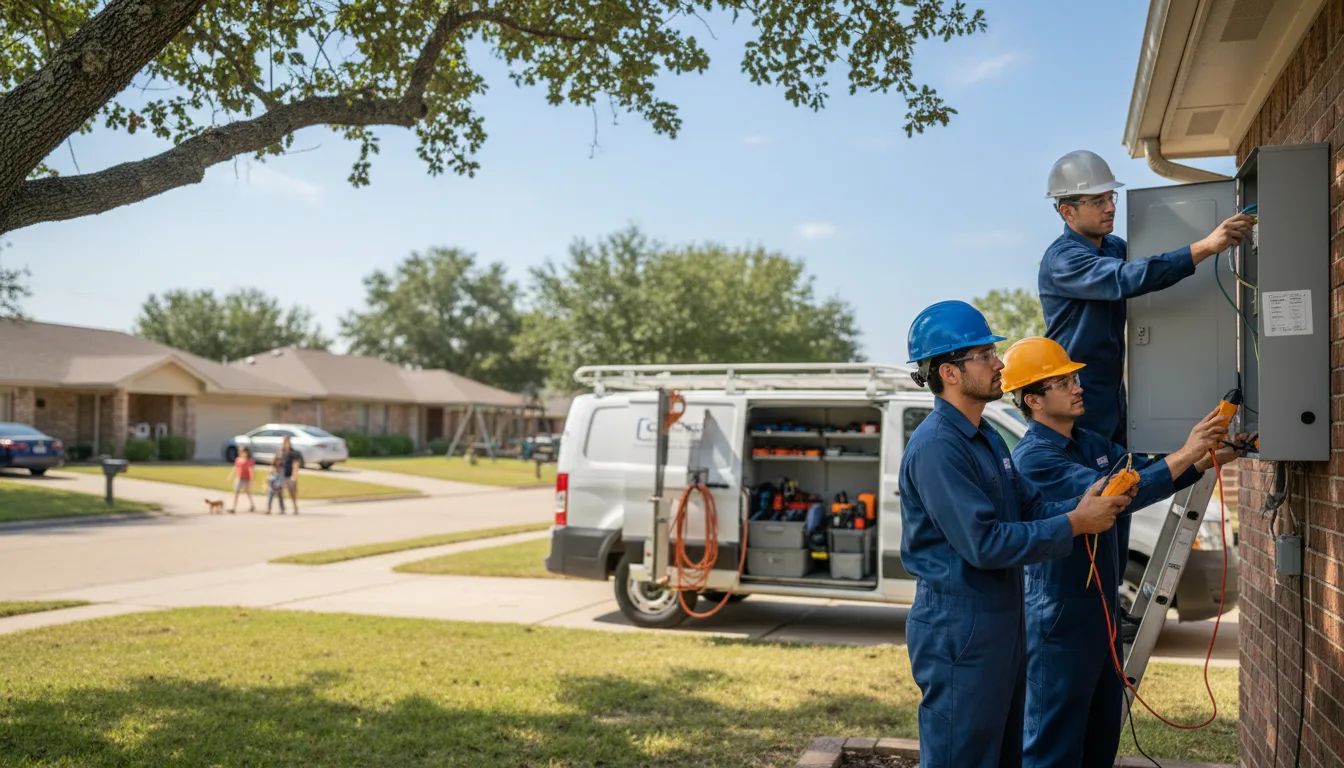 Certified electrician providing emergency electrical services in Taylorsville, IN